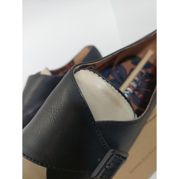Korks Women's Size 10 Theodore Loafers 10M Color Block Black Cream - Picture 8 of 16
